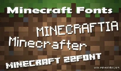 Minecraft font