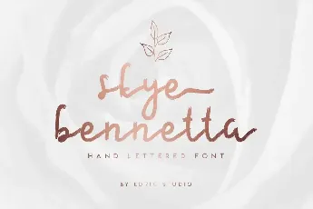 Skye Bennetta Demo font