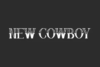 New Cowboy Demo font