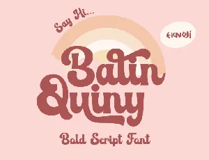 Balin Quiny font