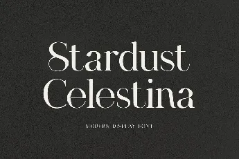 StardustCelestina font