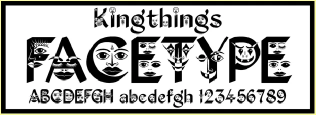 Kingthings Facetype font