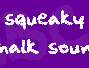 squeaky chalk sound font