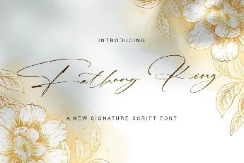 Fathony King font