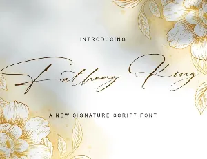 Fathony King font