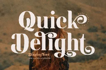 Quick Delight font