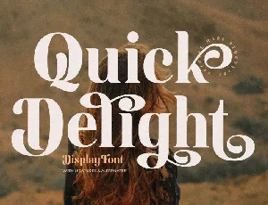 Quick Delight font