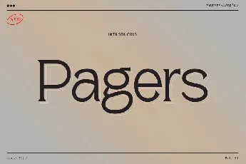 Pagers font