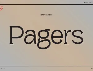 Pagers font