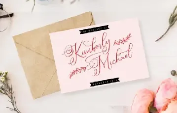 Simply Harmony Calligraphy font