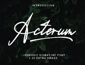 Acterum font