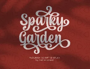 Sparky Garden font