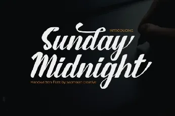 Sunday Midnight Typeface font