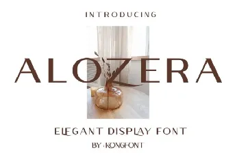 Alozera font