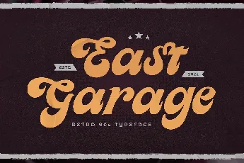 East Garage font