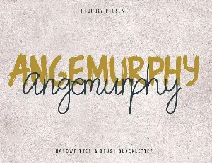 Angemurphy Demo font