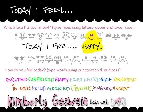 Today I Feel font