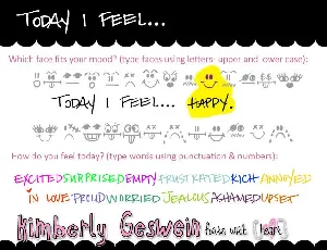 Today I Feel font