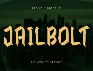 Jailbolt font