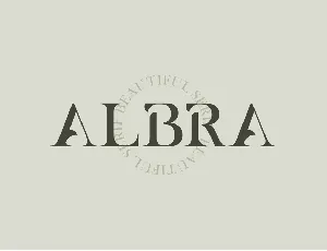 Albra font