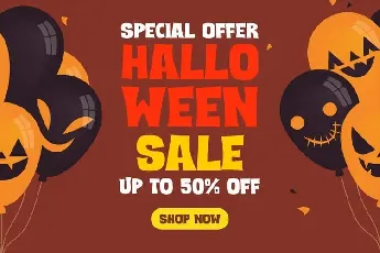 Scary and Spicy Display font