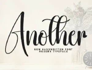 Another Calligraphy font