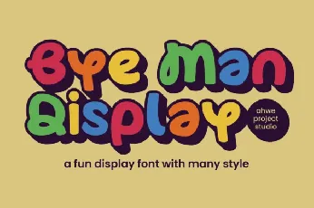 Bye Man font