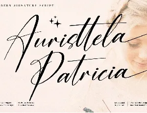 Auristtela Patricia font