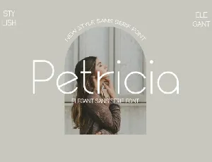 Petricia font