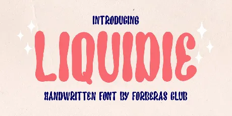 Liquidie font