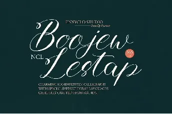 NCL Boojew Lestap font