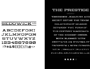 Sedgwick Co font