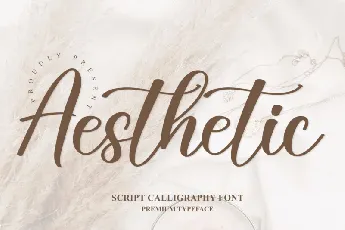 Aesthetic Typeface font