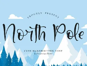 North Pole font