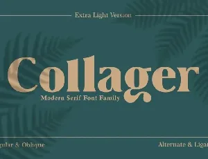 Collager font