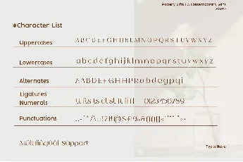 Pottery Gifts font