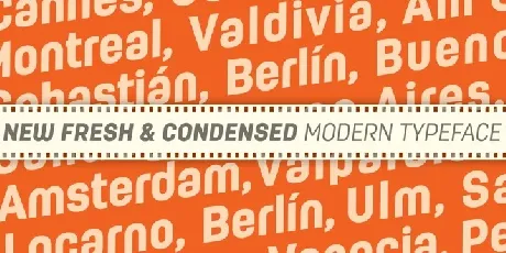 Moderna Condensed font