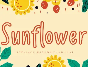 Sunflower Display font