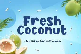 Fresh Coconut Display font