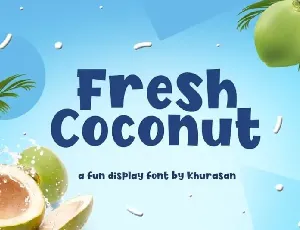 Fresh Coconut Display font