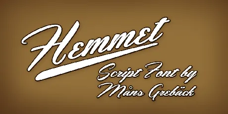 Hemmet font