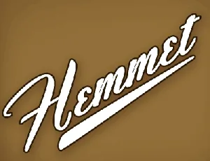 Hemmet font