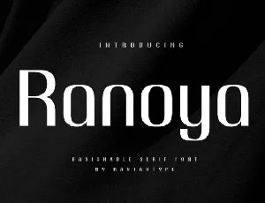 Ranoya font