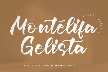 Montelifa Gelista font