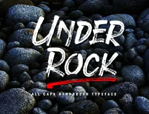 Under Rock Brush font