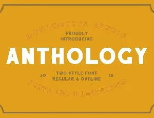 Anthology font