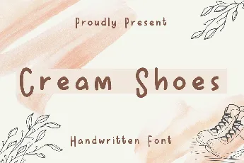 CreamShoes font