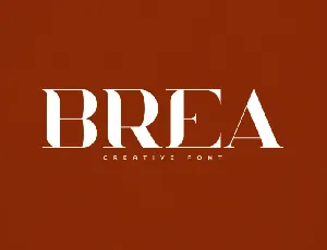 Brea font