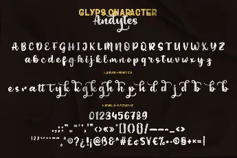 Andesytes font