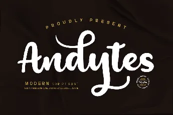 Andesytes font